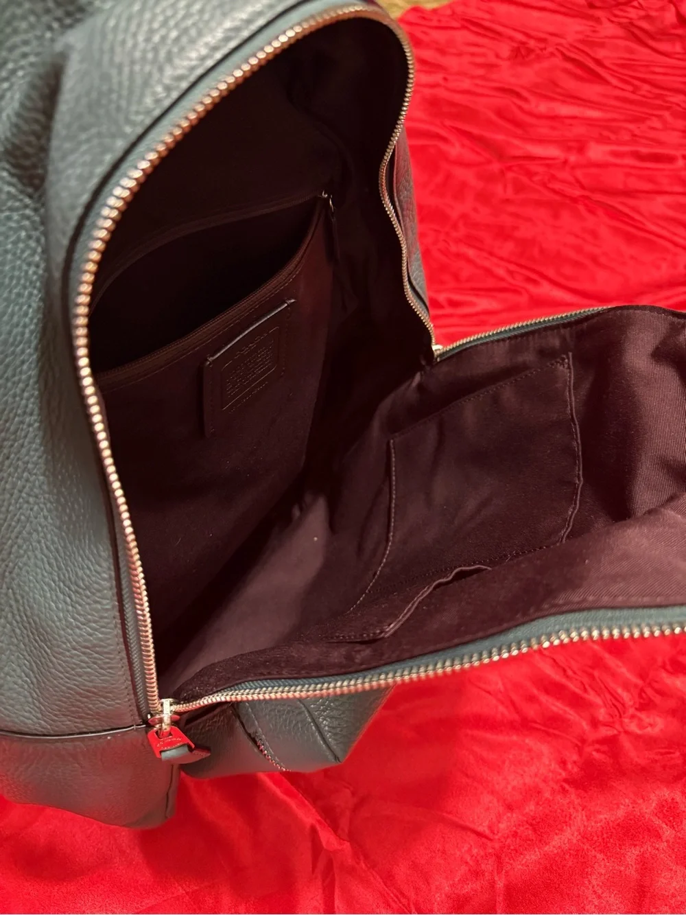 WOW POSHMARK - Authentic NWT Coach Pebbled Leather Turquoise Backpack